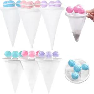 세탁기용 6PCS 헤어 필터 백 플로팅 보푸라기 캐처 반려동물 재사용 가능 세탁 청소 메쉬 개 고양이 리무버