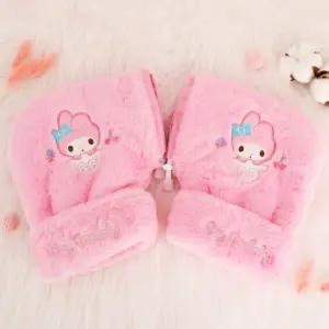 마이멜로디 킥보드 퍼장갑 787660핑크 보온 고정 손목 따뜨한 자전거