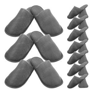 일회용 슬리퍼 편안한 미끄럼 방지 가벼운 손님용 호텔 신발, 당기는 천, 두꺼운 슬리퍼, 10