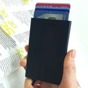 슬라이드 자동카드지갑 남자 여자 반지갑 사원증 지퍼카드지갑 남자카드지갑