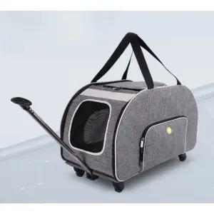 반려묘 이동가방 이동장 중형견 방묘망 산책 쌀만두 메쉬망 분리 백팩 철장