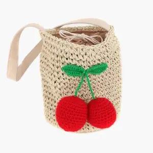 BG01/퐁퐁밀짚가방/밀짚가방/니트가방/미니숄더백