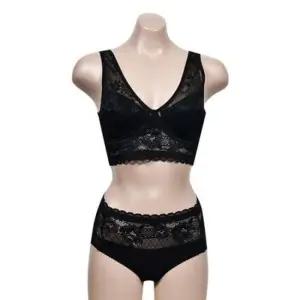 여성스러운 연출에 좋은 여성 런닝형 부직포 브라 팬티 세트 ..