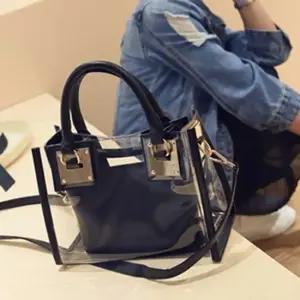 여성 캐주얼 데일리 투명백 클리어 파우치 비닐백