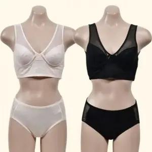 (미코디)베이직 노몰드 런닝형 브라세트 와이어 브라팬티세트