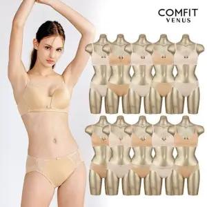 컴핏비너스 노와이어 이중날개 더블윙 브라팬티 세트 10종 택1 LSET288 896795