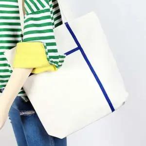 남학생 여학생 캔버스 숄더백 학원 보조 가방 에코백