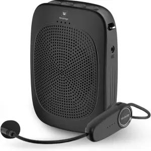 헤드셋 마이크가 있는 무선 음성 증폭기 개인 블루투스 교사용 미니 메가폰 스피커 교실용 휴대용 PA