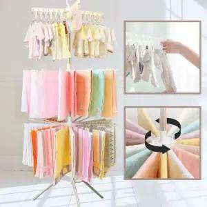 튼튼한 대형 빨래 건조대 접이식 아기 속옷 양말 수건 걸이 아파트 베란다 스텐