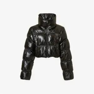 아디다스 에센셜 글로시 2-In-1 크롭 퍼퍼 - BLACK JX2988 423316