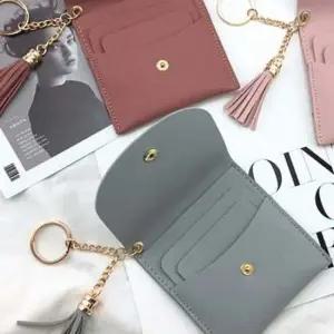 태슬장식 키링 손지갑 지갑형 카드케이스 미니지갑