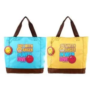 스마일리 포켓 숄더백 핸드백 아동 키즈 보조가방