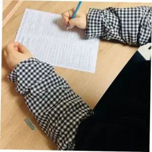 주방팔토시 팔 체크 사무실 오염 손목 방지 밴딩 토시 팔목