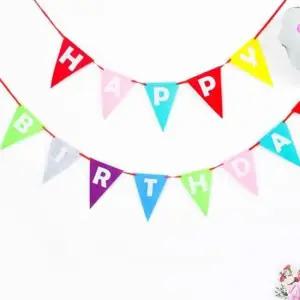 [JED] 삼각페넌트 생일파티가랜드 생일파티 펠트가랜드