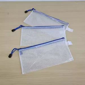 B6 PVC파우치 지퍼 투명 납작 방수파우치 B6파우치 통장지갑 투명파우치 통장파우치