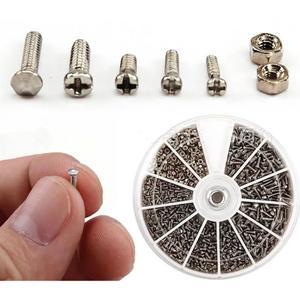 시계용 소형 나사 너트 모음 키트 M1 수리 시계 도구