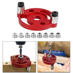 셀프 직선 드릴링 포지셔너 가이드 알루미늄 슬리브 10MM 드릴 목재 합금