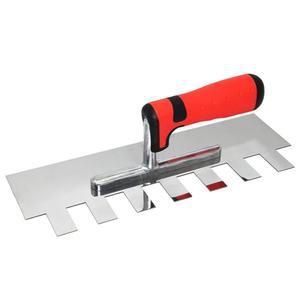 28CM 11CM 스테인리스 스틸 미장용 흙손 건축 매끄러운 톱니형 표면 또는 도구용