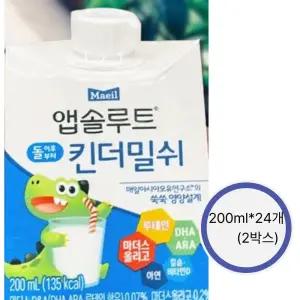 앱솔루트 킨더밀쉬, 200mL, 24입, 2개