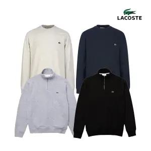 라코스테 남녀공용 라운드넥 맨투맨 반집업 긴팔티셔츠 7종택1