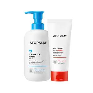 아토팜 MLE크림 160ml (튜브)+ 탑투토워시 460ml+[증정]탑투토워시리필250ml+판테놀로션23ml