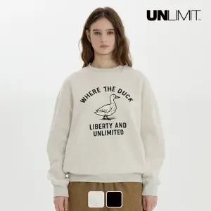 [택가 69,000원] 언리미트 Liberty Crewneck (U25DTTS119) 남녀공용