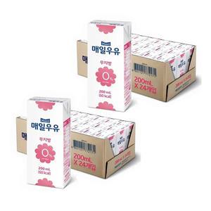 매일우유 무지방 0% 200ml, 48개