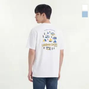 웨스트우드 남성 메쉬 그래픽 라운드티_WO2MCTR429