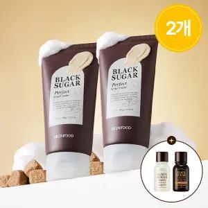[스킨푸드][1+1]블랙슈가 퍼펙트 스크럽폼180ml + (증정)클렌징 오일14ml+에센셜14ml