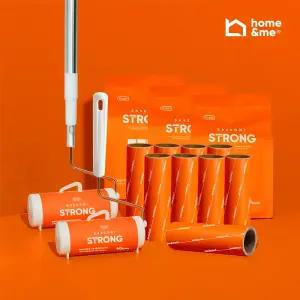 [홈앤미] 스트롱 사선 돌돌이 롤 테이프 클리너 본체+리필 10개 외