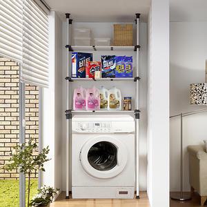 왕자 더블기둥3단 너비조절 선반 행거