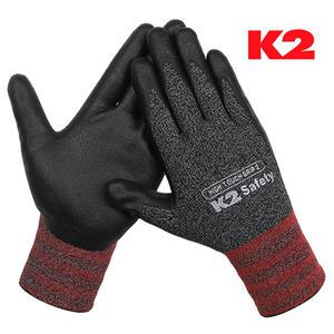 K2 정품 NBR폼장갑 라텍스 코팅 장갑 하이터치 그립 멜란지 스마트폰 터치 가능 PU 케이투