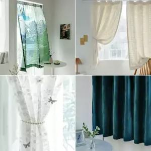 까르데코 햇빛차단 창문커튼 아이방 작은창 가리개 가림막 화이트