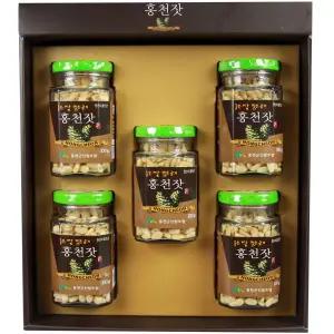 홍천군산림조합 홍천잣 100g*5 잣 국산잣