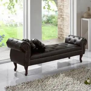 아름이와다움이 비키 인조가죽 2인 베드벤치