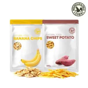 바나나칩 고구마스틱 500g x 2봉 바삭 간식