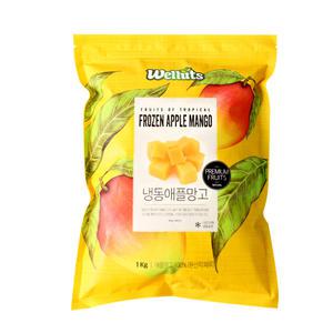 웰루츠 A등급 냉동 애플망고 다이스 1kg
