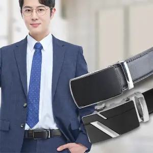 아일렌 남성벨트 소가죽 정장벨트 자동버클 가죽벨트 캐주얼벨트 남자 허리띠 선물