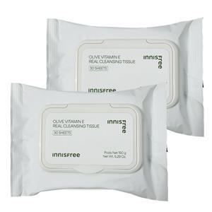 이니스프리 올리브리얼 클렌징 티슈 30매 2개