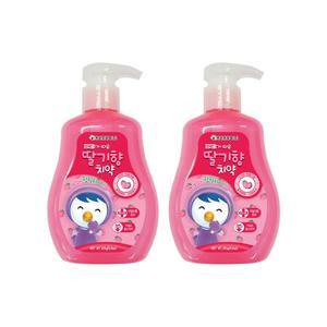 패티가 따온 딸기향 펌핑 치약 250g x2개/유아/어린이 불소 아동 어린이집 유치원