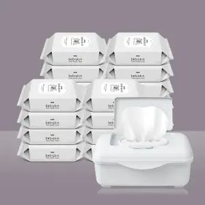 두리 베비스킨 물에 풀리는 천연펄프 비데 물티슈 18+케이스/아기물티슈 외 베스트모음