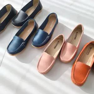 소가죽 여성 단화 컴포트화 여자 로퍼 플랫슈즈 CC302