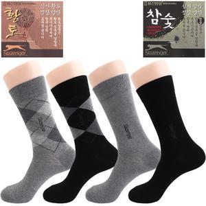 예쁘니양말87-남성슬래진져정장 5족SET 기능성양말 신사 남자 아가체크 장목