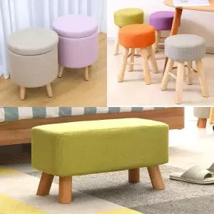 화장대의자 원목 스툴 간이 보조 인테리어 체어