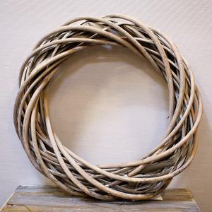 달리베리 그레이 등나무 원형 리스틀 30cm 넝클틀 원예수업 꽃수업