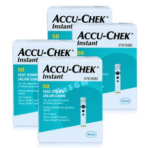 로슈 아큐첵 인스턴트 당뇨 혈당 검사지 시험지 측정지 4박스 200매