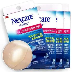 3M 넥스케어 하이드로케어 밴드 대 중 소형 혼합 드레싱 습윤 반창고