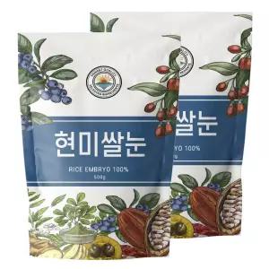 국산 프리미엄 원형 A급 현미쌀눈 500g 2ea