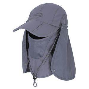 자외선차단 모자 여름 햇빛가리개 썬캡 접이식_다크그레이