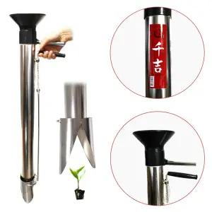 천길-33 국산 파종기 (왕대) 씨앗 이식기 고추 감자 모종 심는기계